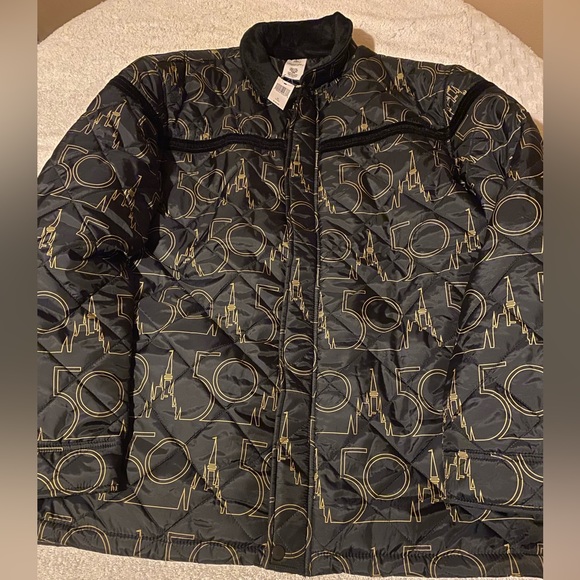 Walt Disney World 50th Anniversary Quilted Jacket Adult XL - Picture 1 of 5
